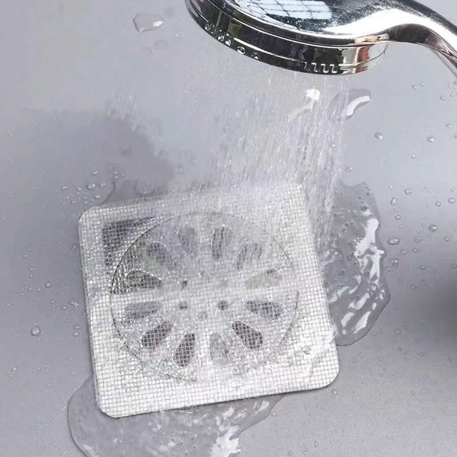 10 Pcs Multifunctional Net Sticker Drainer Net For Bathroom - Kitchen Etc