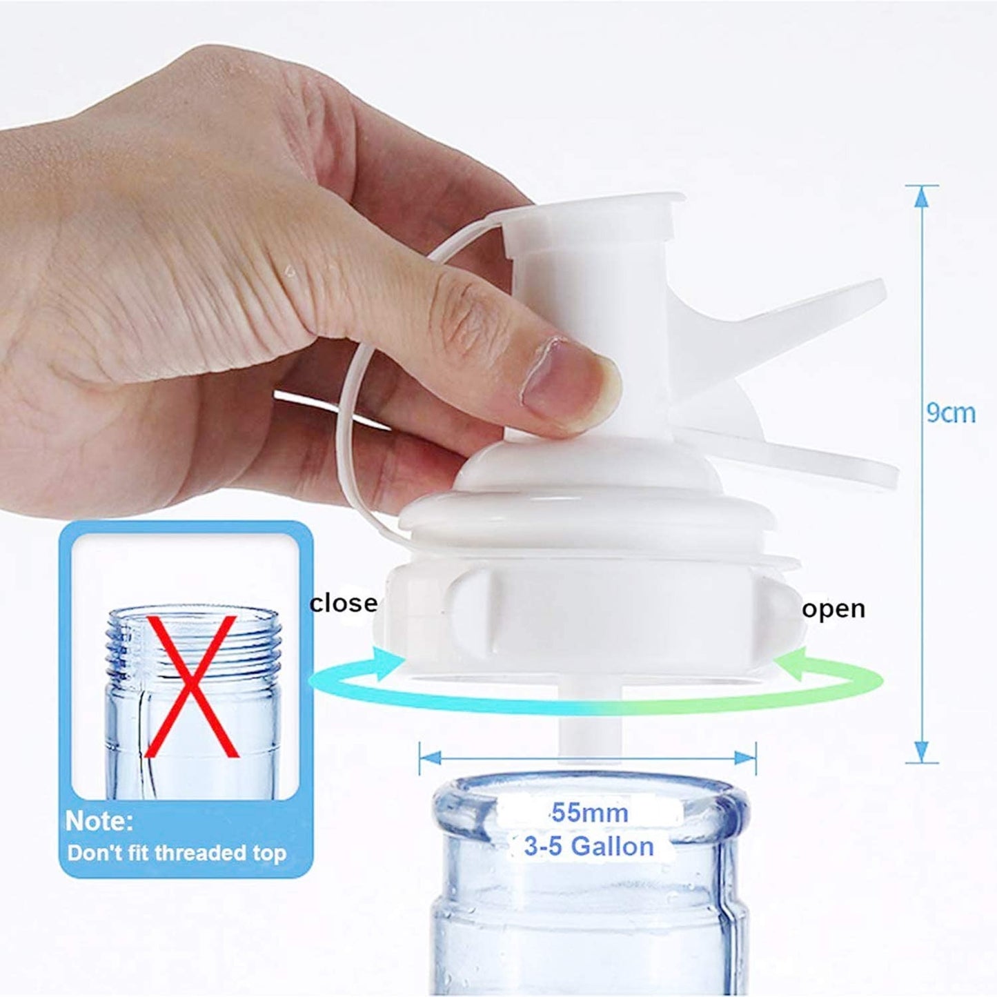 19 Liter Water Bottle Dispenser Nozzle | High Quality Durable Water Bottle Nozzle For Easy Pouring And Leak-Free Dispensing