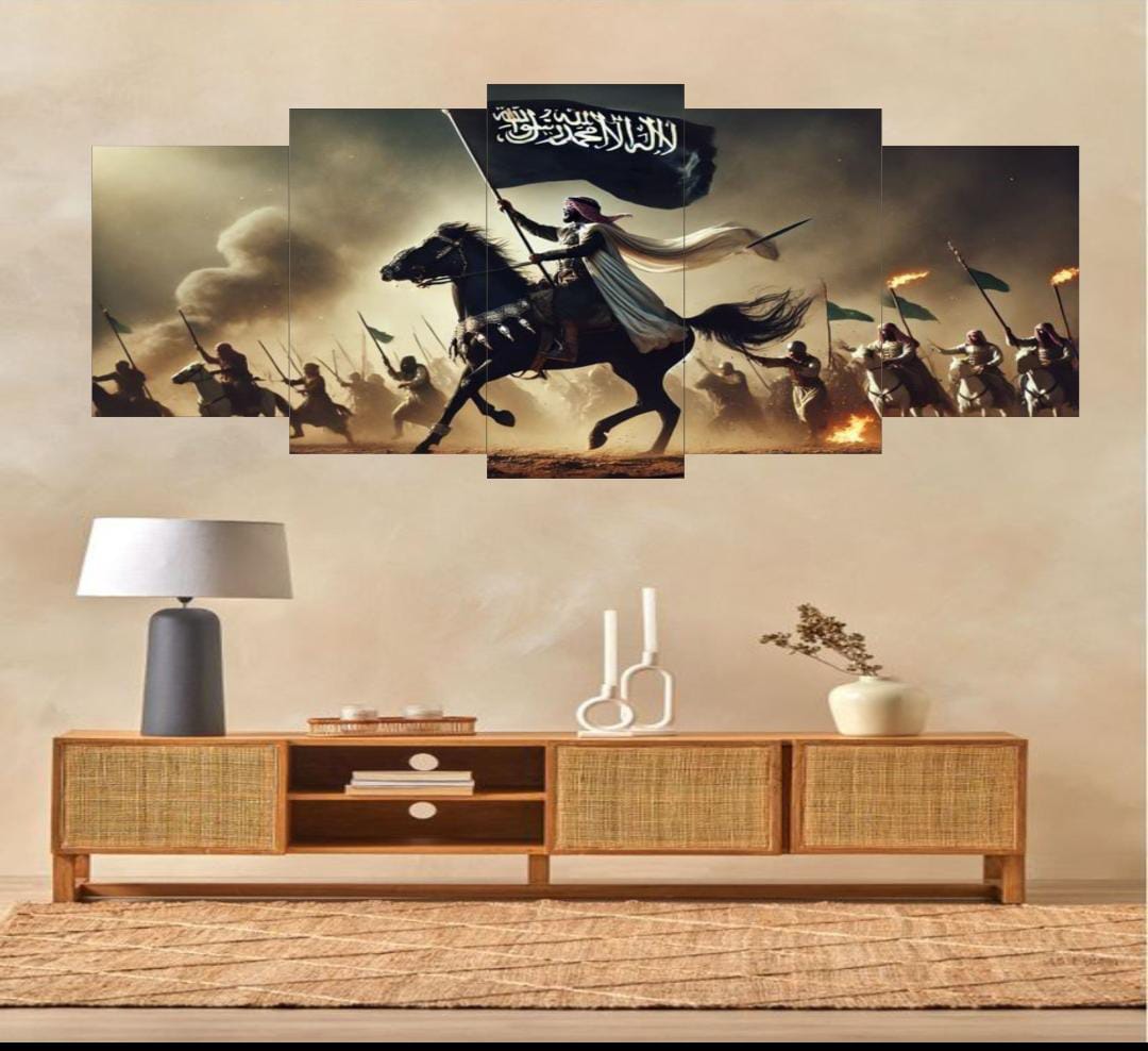 Islamic Warrior Canvas Wall Art –