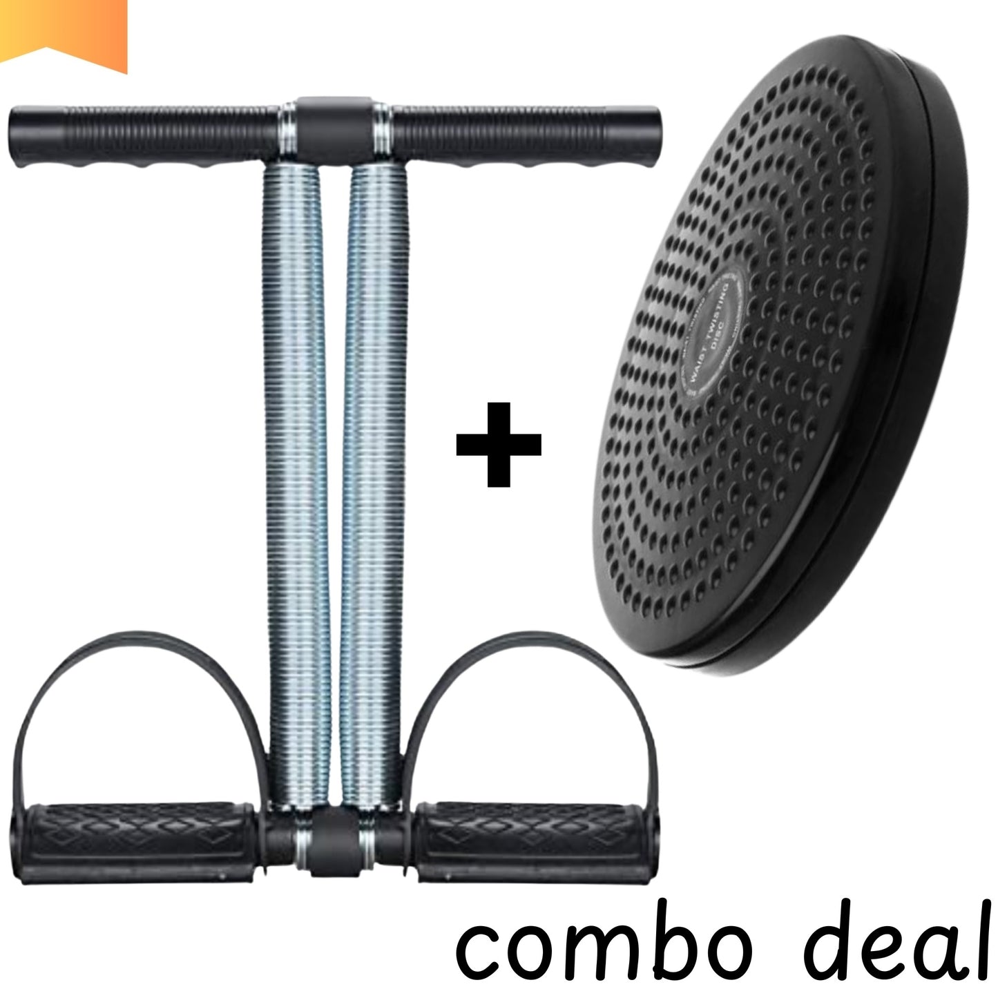 Combo Deal: Twister Exercise Machine & Double Spring Tummy Trimmer