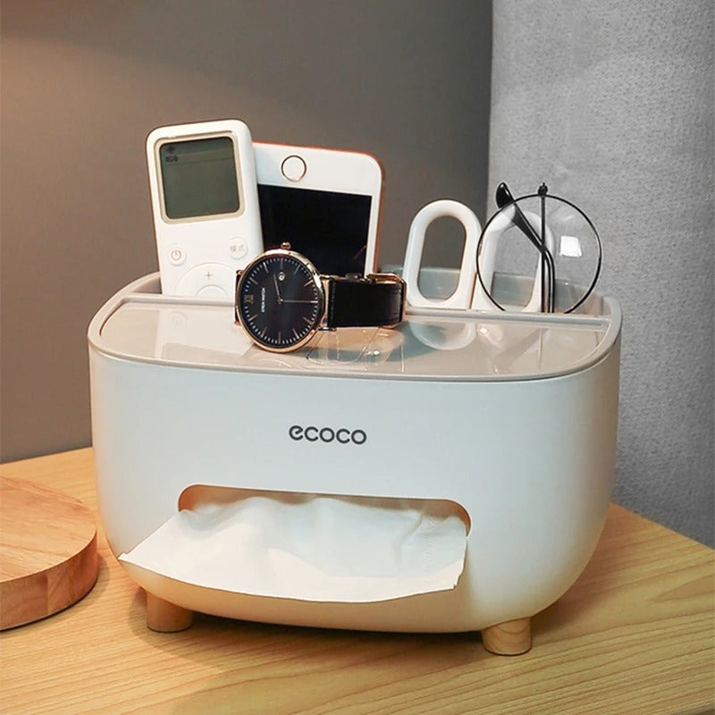 New Ecoco Tissue Box With Multifunctions.