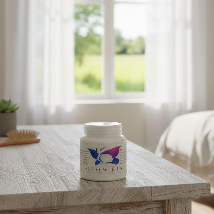 Glow Ria Zafrani Whitening Cream Natural Skin Care Formula Brightens Complexion Reduces Dark Spots Enhances Smooth Radiant Glow - 200g.