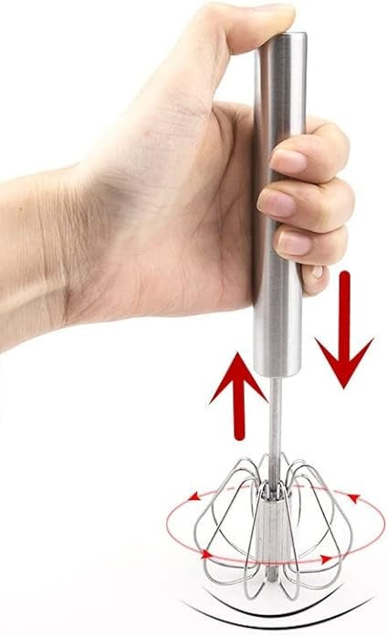 Hand Pressure Semi-Automatic Egg Beater Kitchen Accessories