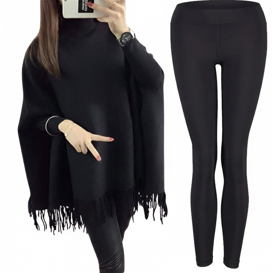 Printed Winter Collection Girls Fleece poccho track suit For Girls &amp; Women.