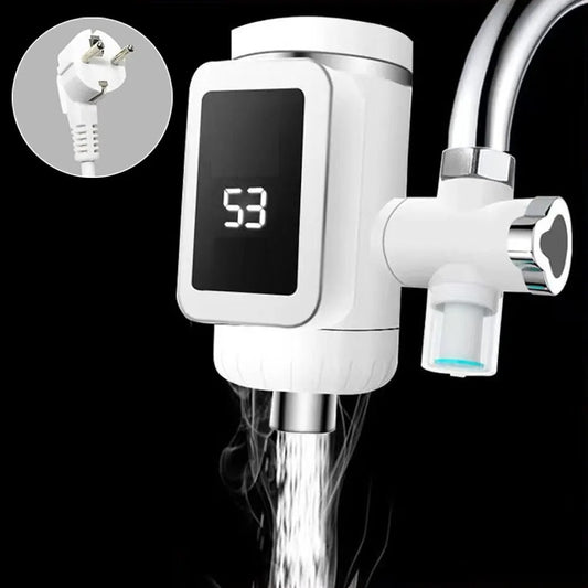 3000W Water Heater Faucet – Instant Heating Tap with Grow Free Installation for Home and Kitchen Use.