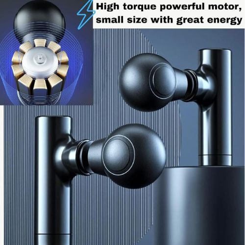 Mini Deep Tissue Massager, USB Charging, Lightweight Portable