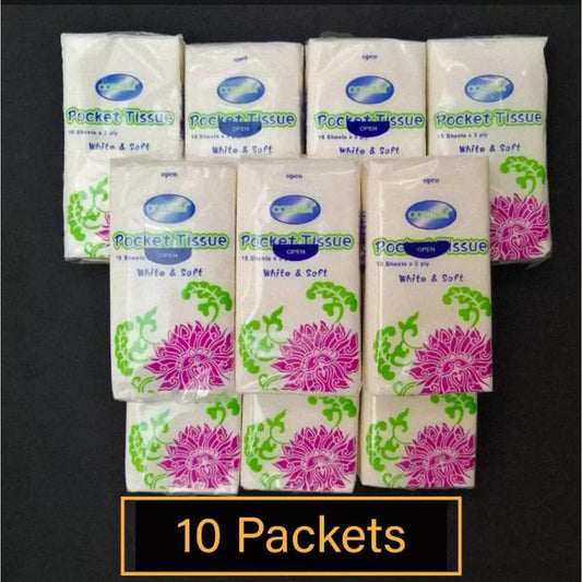 0 Packs Portable Pocket Travel Tissues – Soft &amp; Skin-Friendly for Daily Use. Introducing the perfect hygiene companion for your on-the-go lifestyle.