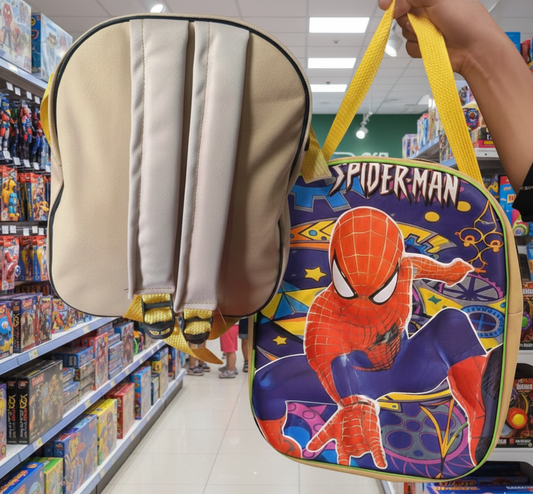 Spider-Man Kids School Bag – 12-Inch Cartoon Backpack for Boys | Nursery &amp; Preschool Lightweight School Pack.