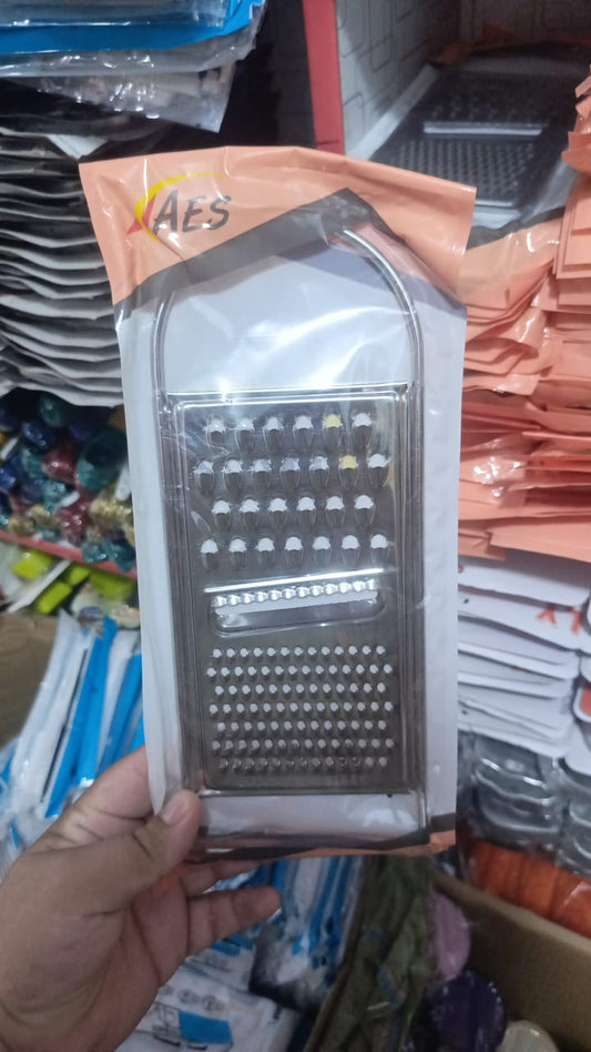 Stainless Steel Flat Grater with Sharp Teeth