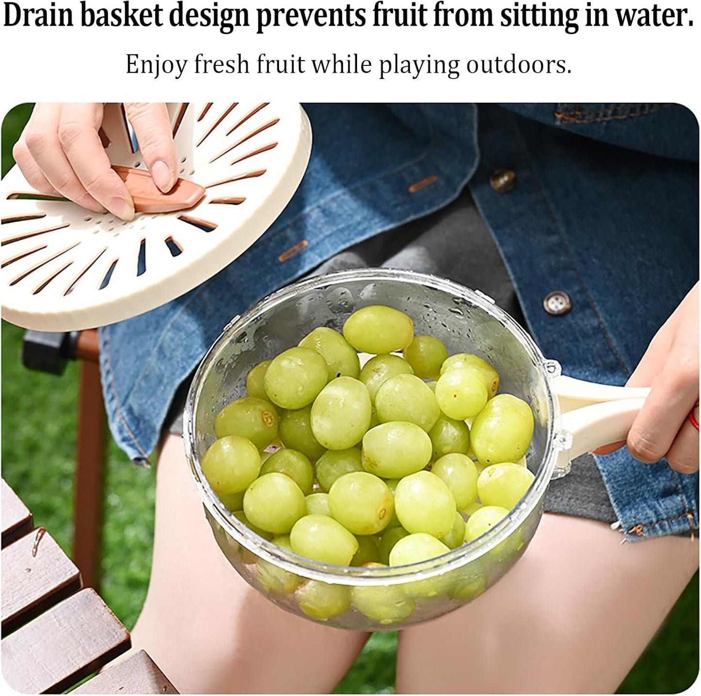 Multi-Functional Vegetable &amp; Fruit Cleaning Basket