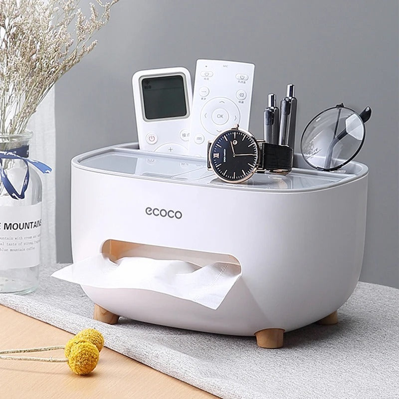 New Ecoco Tissue Box With Multifunctions.