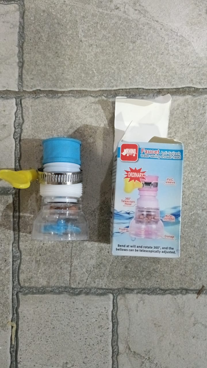 Kitchen Shower Splash Fan Faucet With Clip Water