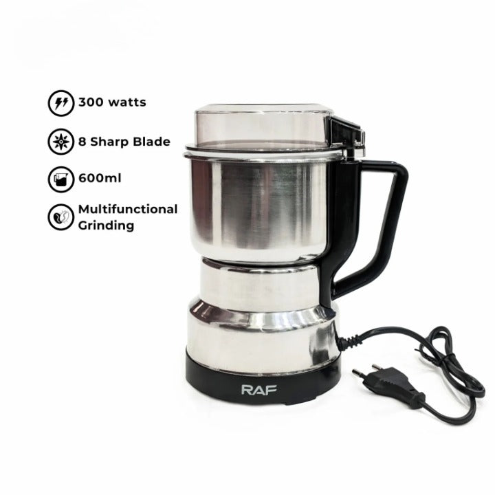 RAF Stainless Steel Electric Coffee Grinder –