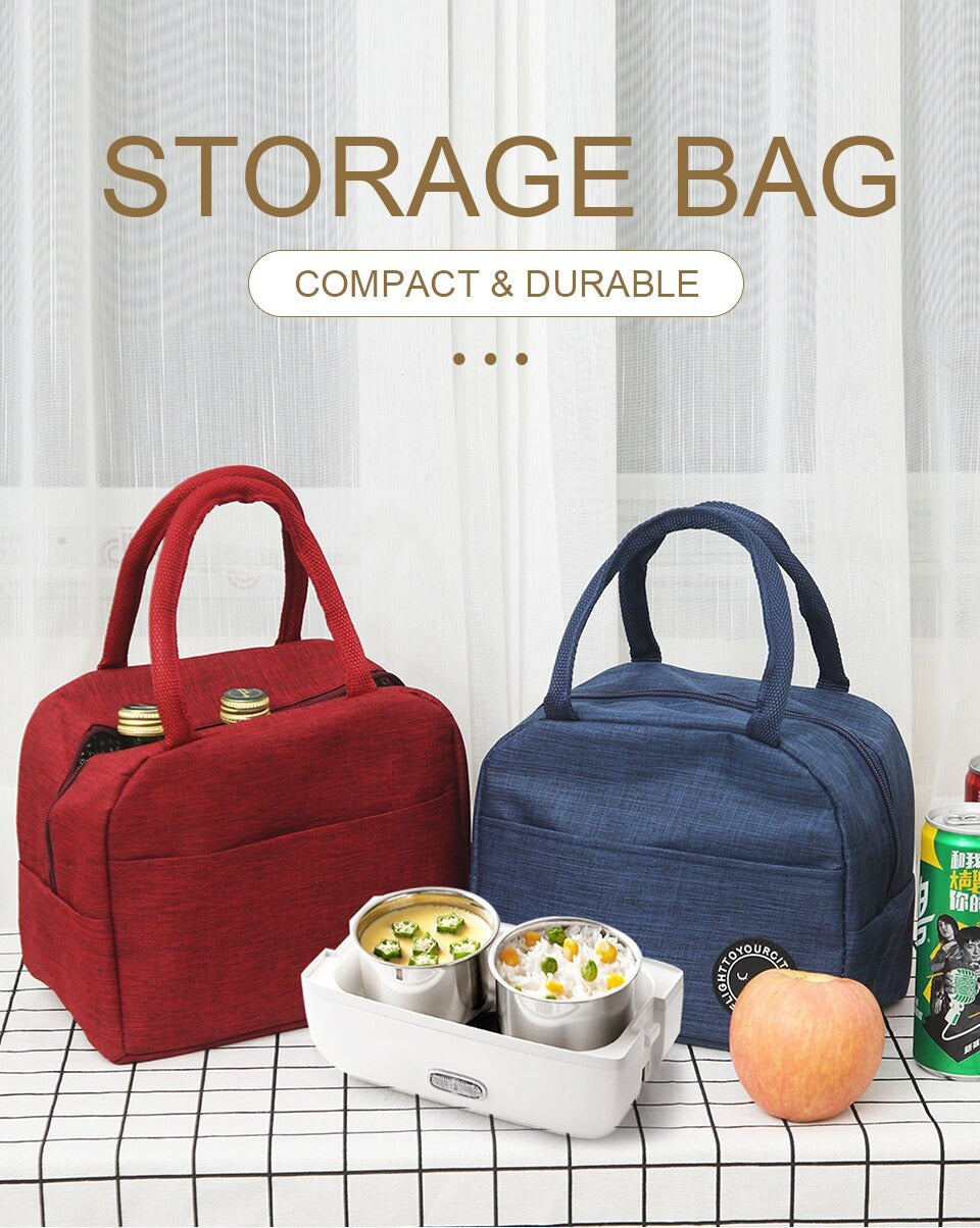 Portable Thermal Insulated Lunch Bag