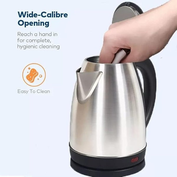 Automatic Electric Kettle 2.0L – Stainless Steel Hot Water Boiler With Auto Shut-Off,