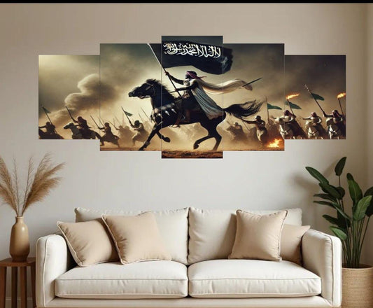 Islamic Warrior Canvas Wall Art –