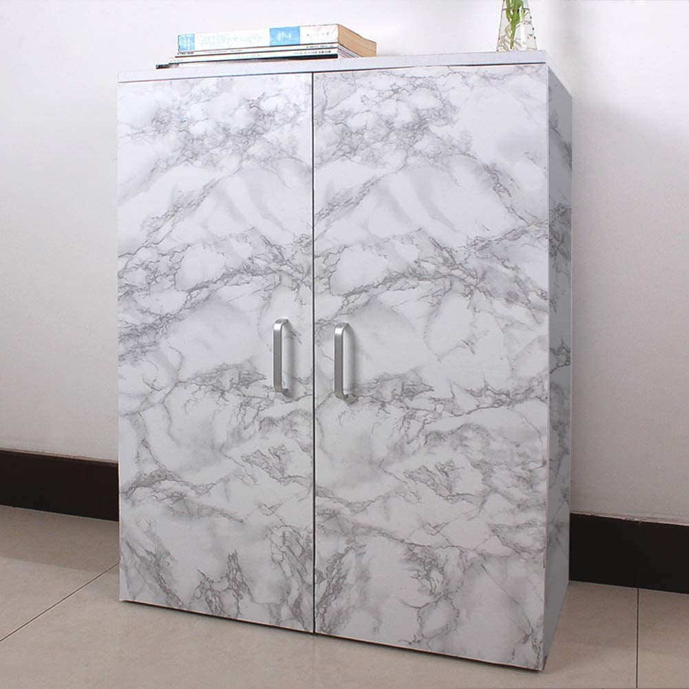Self Adhesive White Marble Sheet For Kitchen –