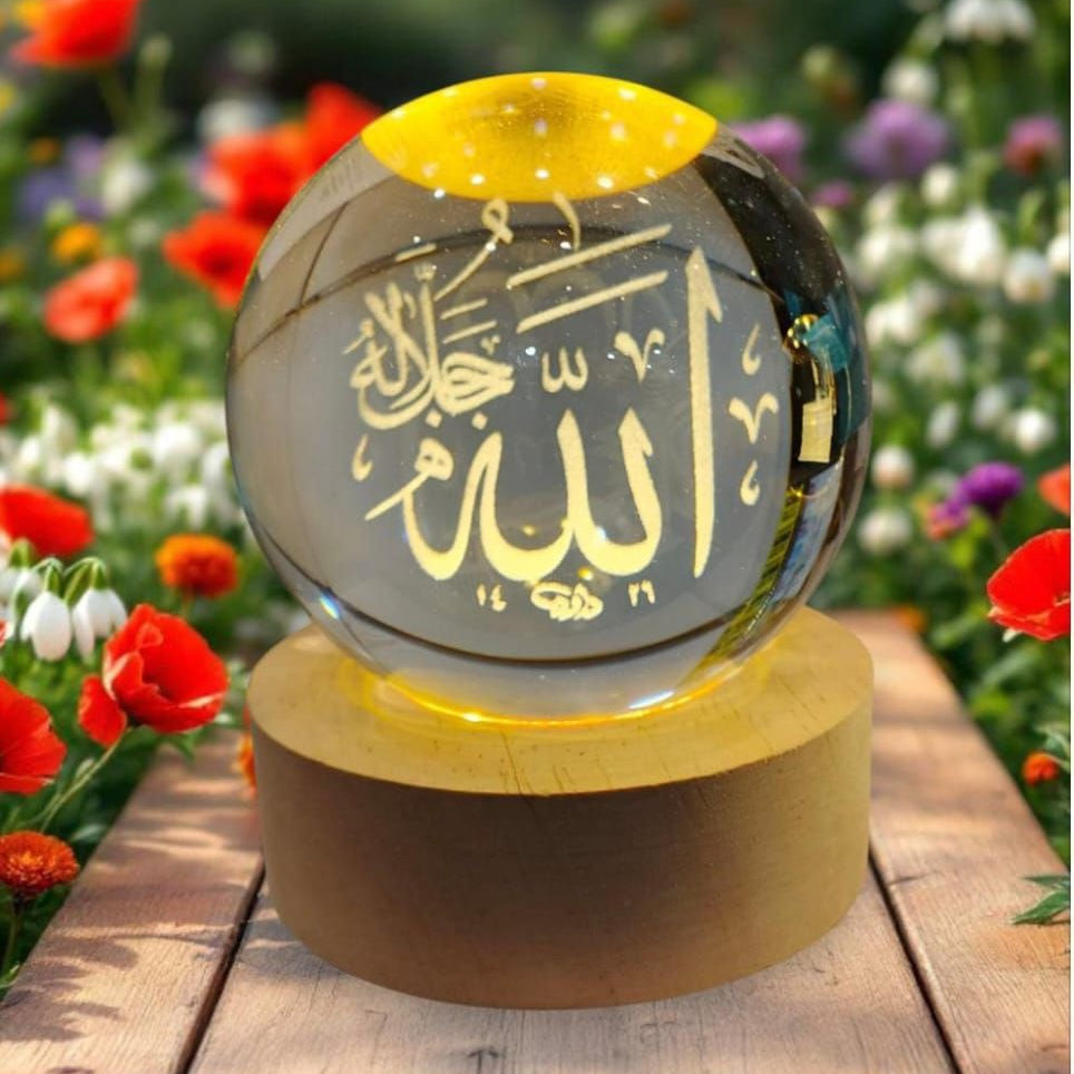 Crystal Ball 3D Arabic Night Lamp