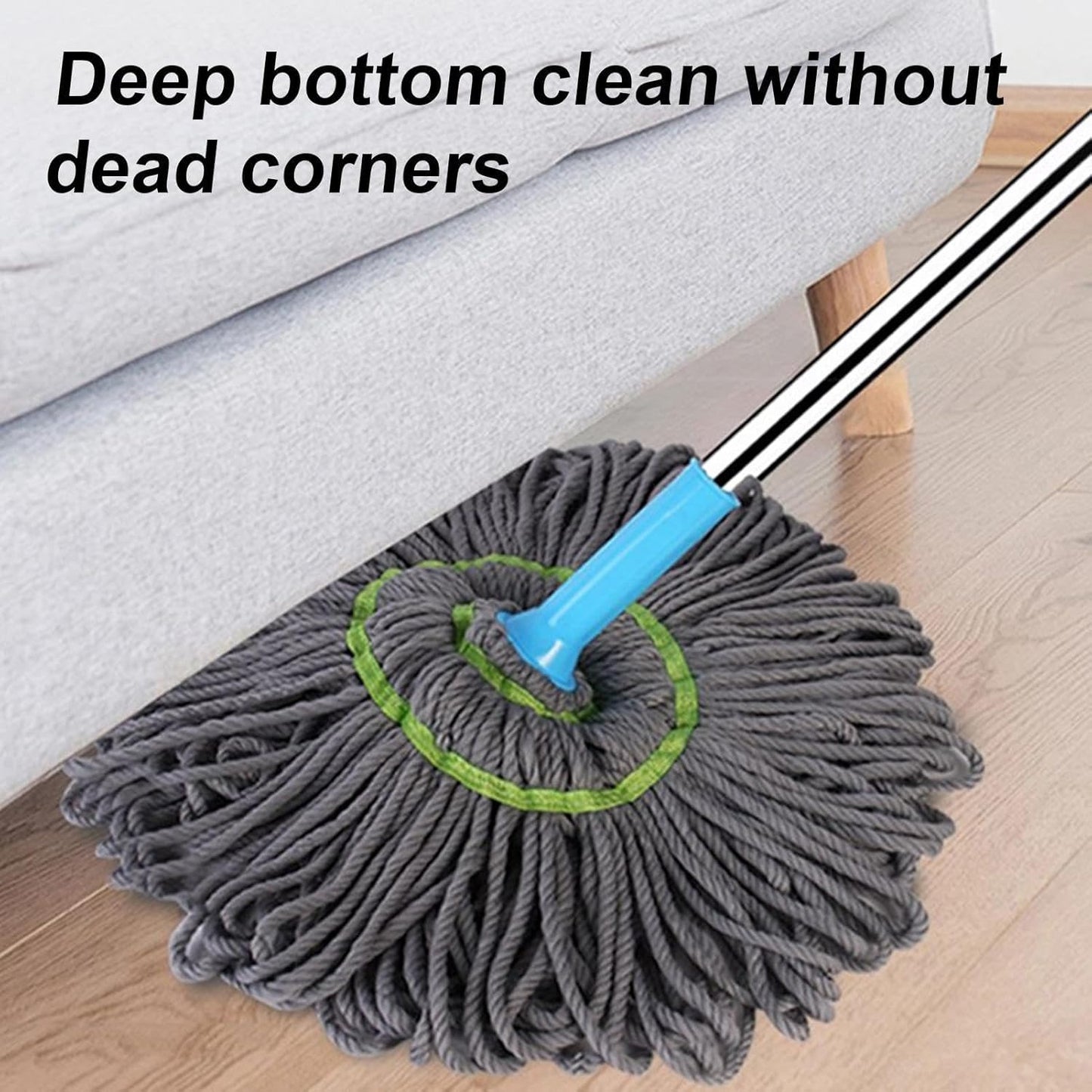Extendable 90CM Twist Mop – 2-in-1