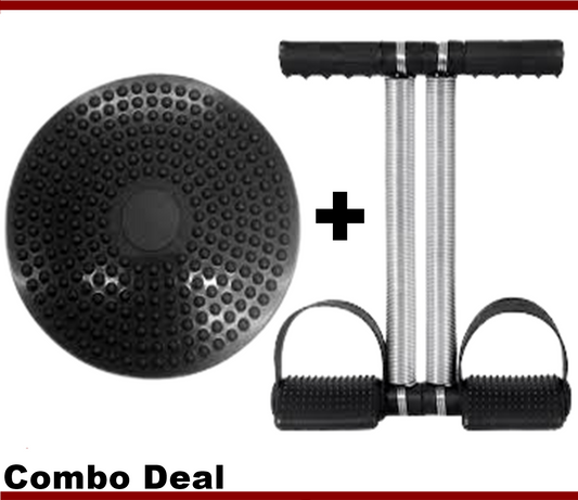 Combo Deal: Twister Exercise Machine & Double Spring Tummy Trimmer