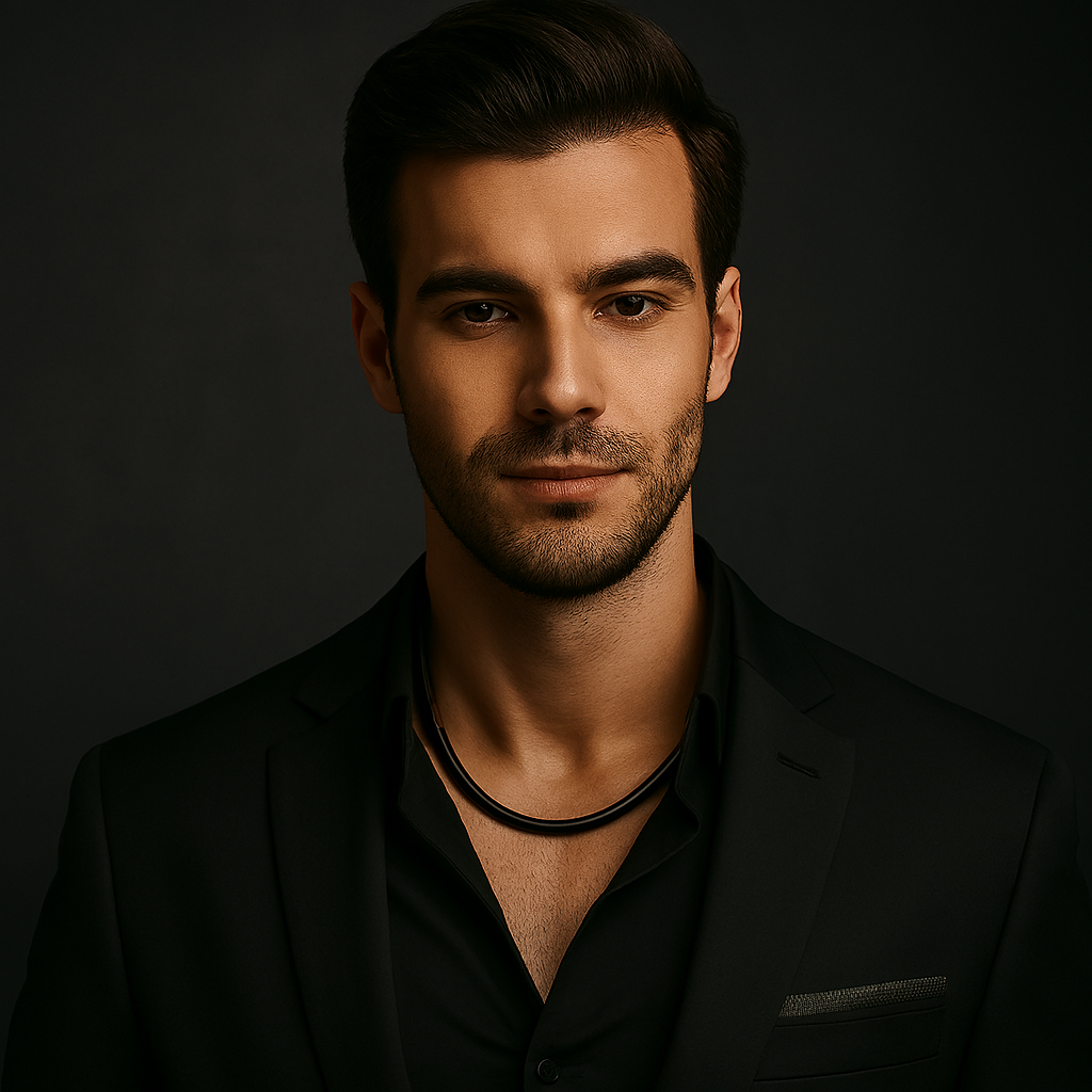 Men’s Black and golden Necklace Chain | Stylish Stainless Steel Chain for Daily Wear, Party