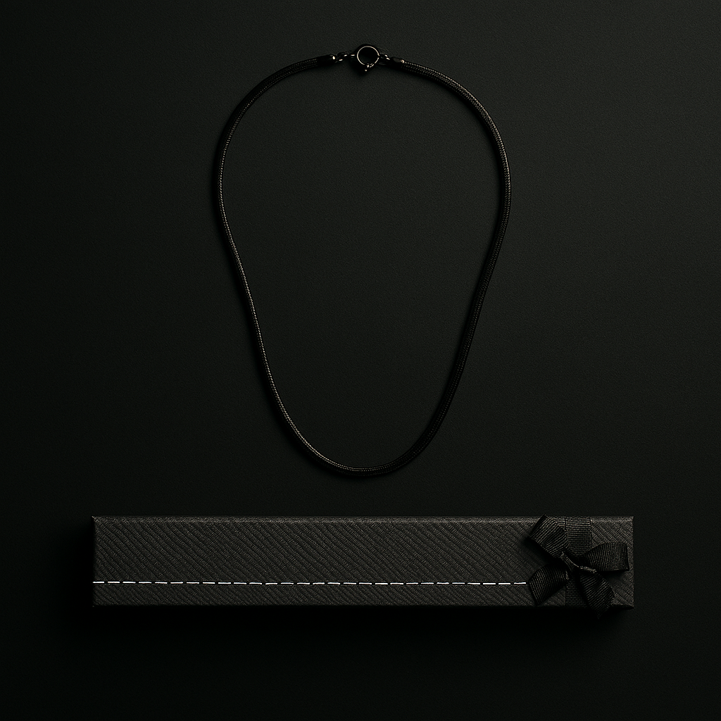 Men’s Black and golden Necklace Chain | Stylish Stainless Steel Chain for Daily Wear, Party