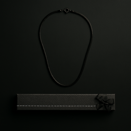 Men’s Black and golden Necklace Chain | Stylish Stainless Steel Chain for Daily Wear, Party