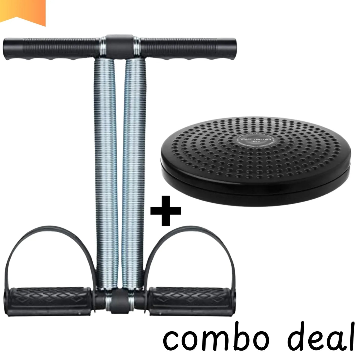 Combo Deal: Twister Exercise Machine & Double Spring Tummy Trimmer