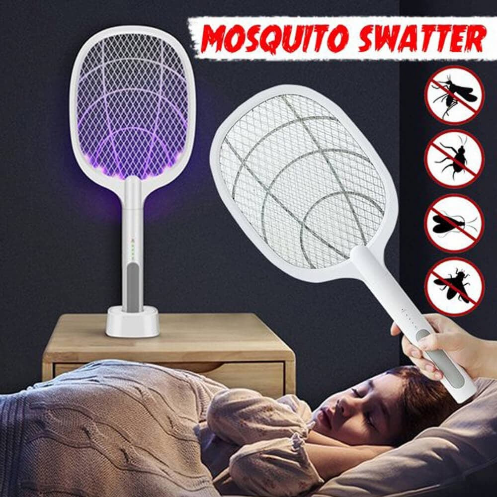 Rechargeable Mosquito Racket With Stand –