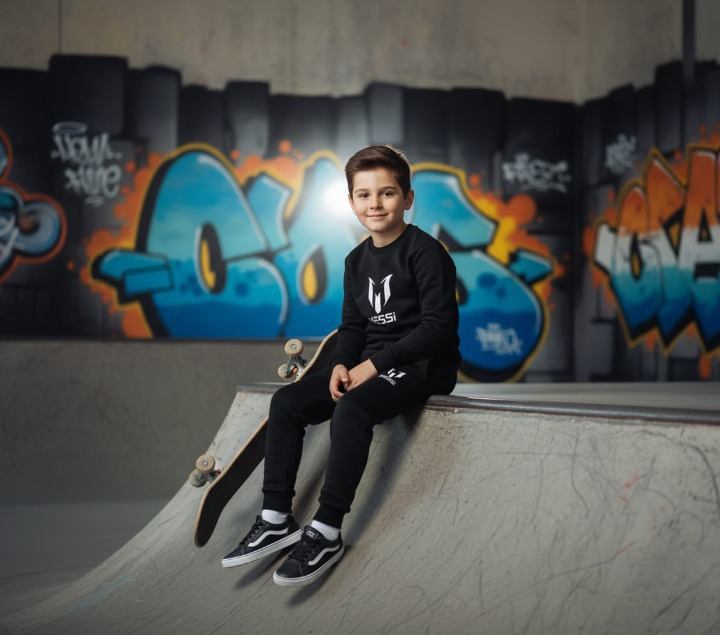 Kids Missi Printed Black &amp; Black Tracksuit Set+ Kids “Never Give Up” Printed Black &amp; Black Tracksuit Set&nbsp; + Kids Navy Blue Ghost Skull Printed Tracksuit Set