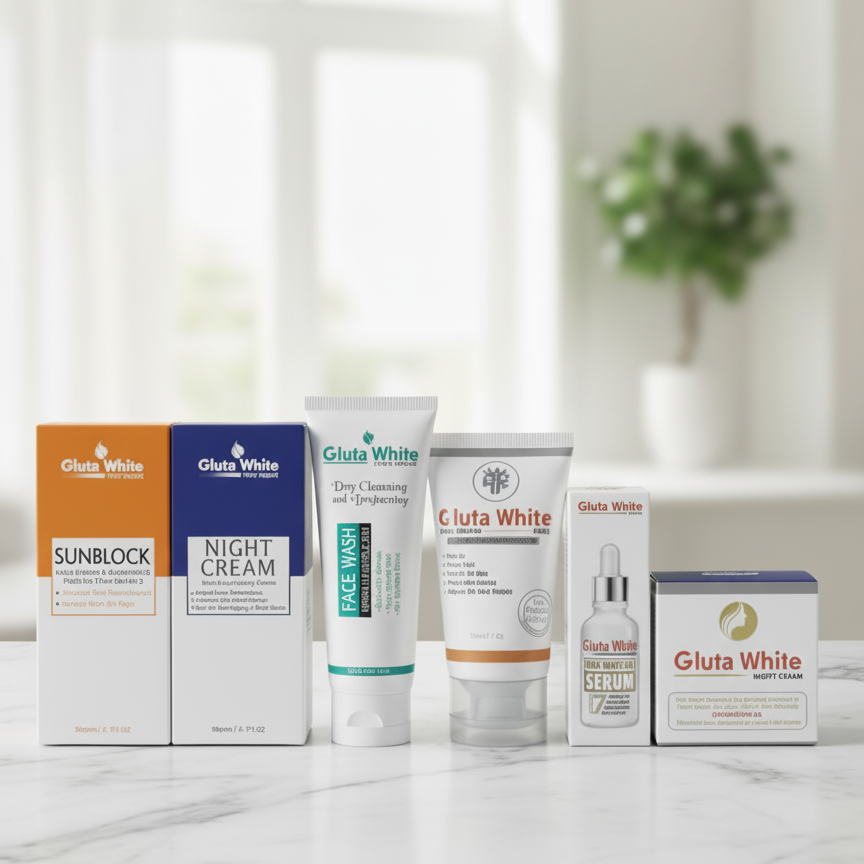 Gluta White 6 In 1 Skin Care Bundle –