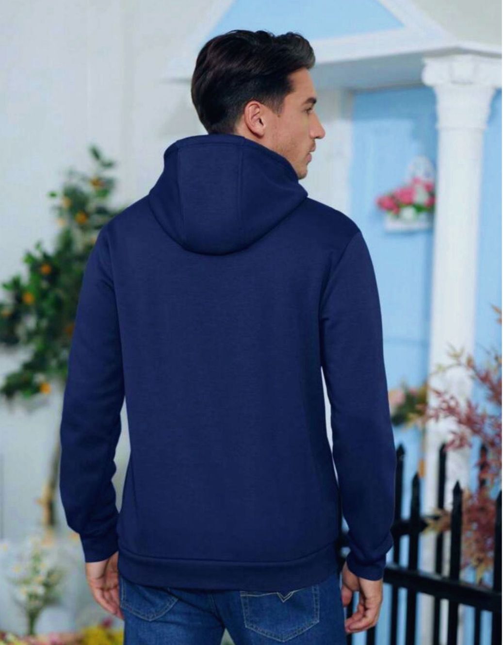 Unisex Hoodies for Men & Women | Premium Fleece Winter Hoodie | Warm, Stylish & Comfortable Casual Wear blue large