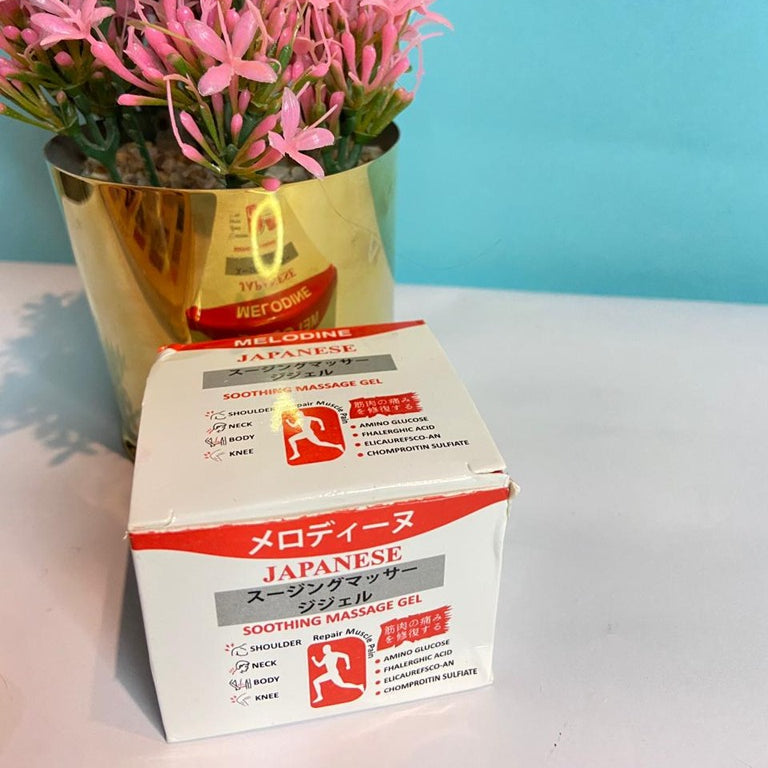 MELODINE Japanese Soothing Massage Gel – Muscle &amp; Joint Pain Relief Cream