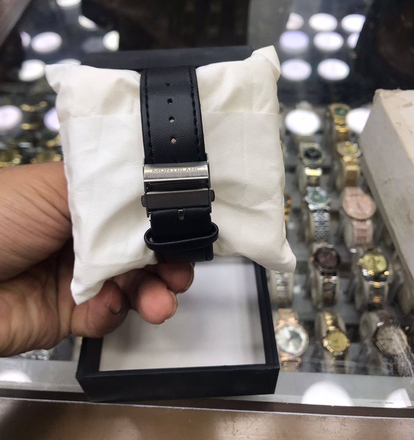 MontBlanc 0817A Men’s Luxury Watch | Premium Leather Strap, Water Resistant,