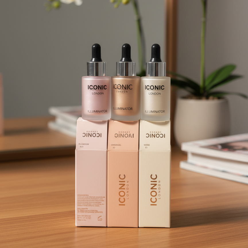 Iconic London Illuminator Highlighter Drops – Ultra Glow Liquid