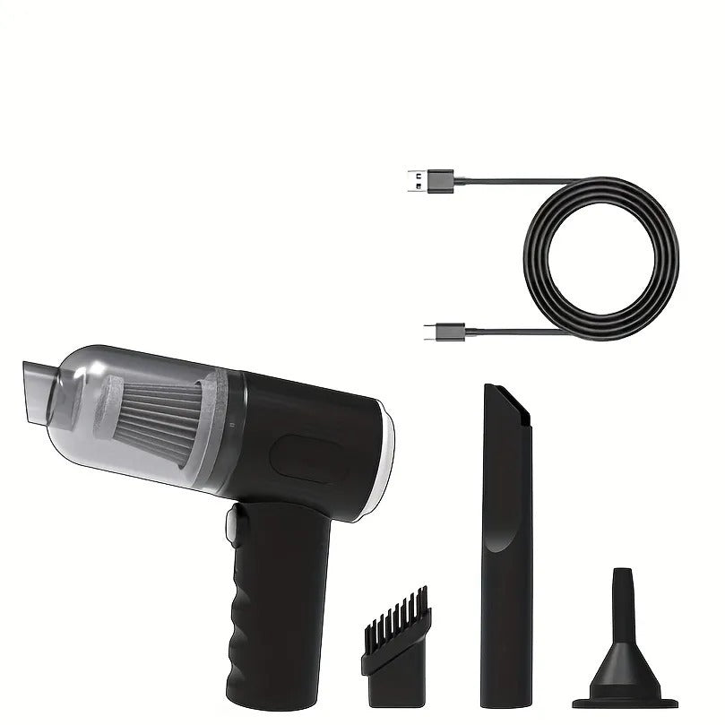 3-in-1 Portable Wireless Vacuum Cleaner AS 228 – Handheld, Powerful Suction for Car, Home, Office &amp; Everyday Quick Cleaning.