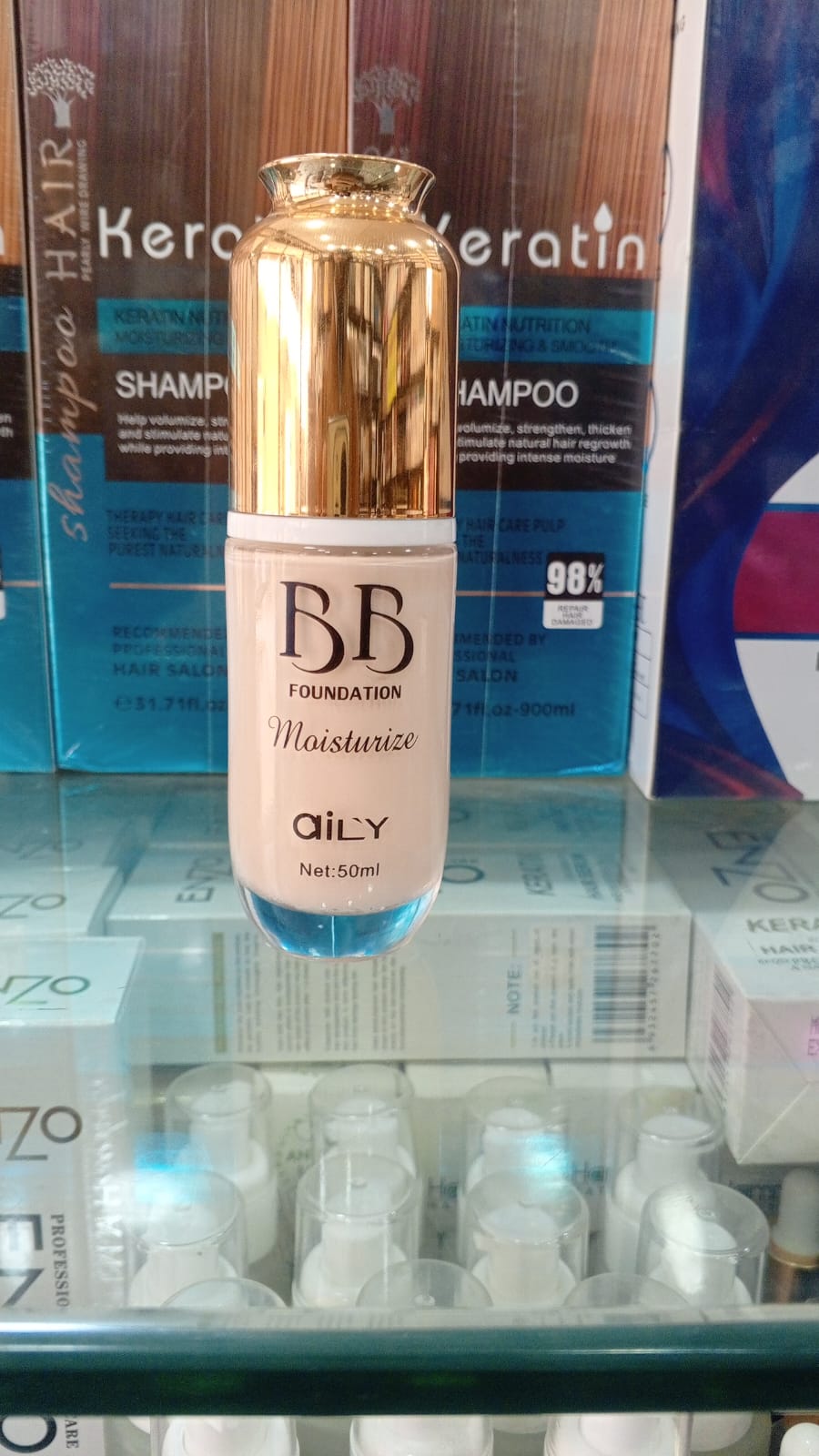 Aily BB Foundation – Moisturizing Liquid Foundation | 50ml | Smooth, Natural &amp; Hydrating Coverage.
