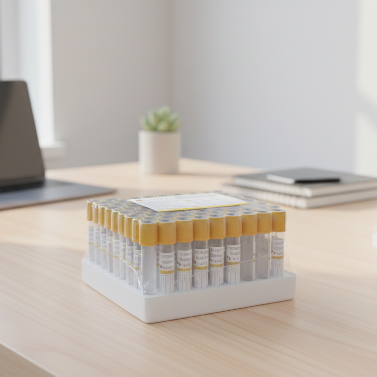 Yellow Top Blood Collection Tube – Serum Separator Tube (SST) for Clinical &amp; Laboratory Use (pack of