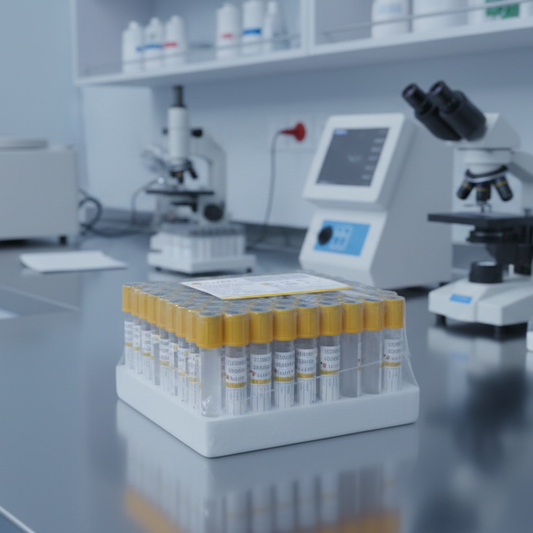 Yellow Top Blood Collection Tube – Serum Separator Tube (SST) for Clinical &amp; Laboratory Use (pack of