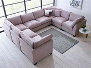 u-shaped sofa set