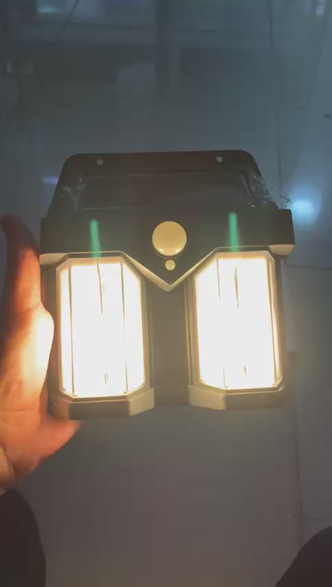 Solar Wall Light with Motion Sensor & Tungsten Bulb