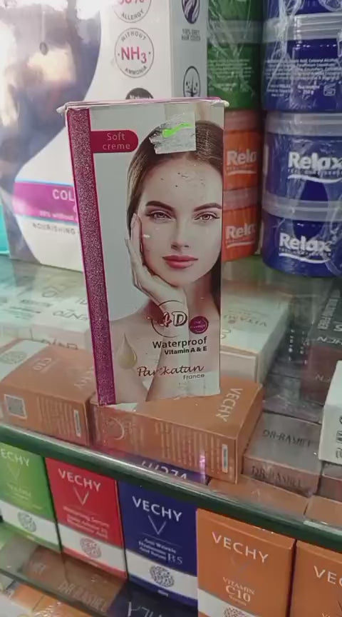 Parikatan 4D Waterproof Vitamin A And E Soft Creme omfortable Use Perfect Choice For Daily Skincare Needs - 45ML.