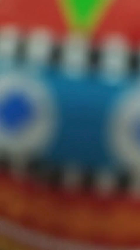 Traditional Truck Art Decorative Glass Bottle Vase